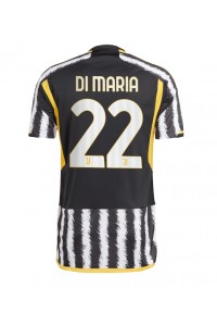 Juventus Angel Di Maria #22 Fotballdrakt Hjemme Klær 2023-24 Korte ermer